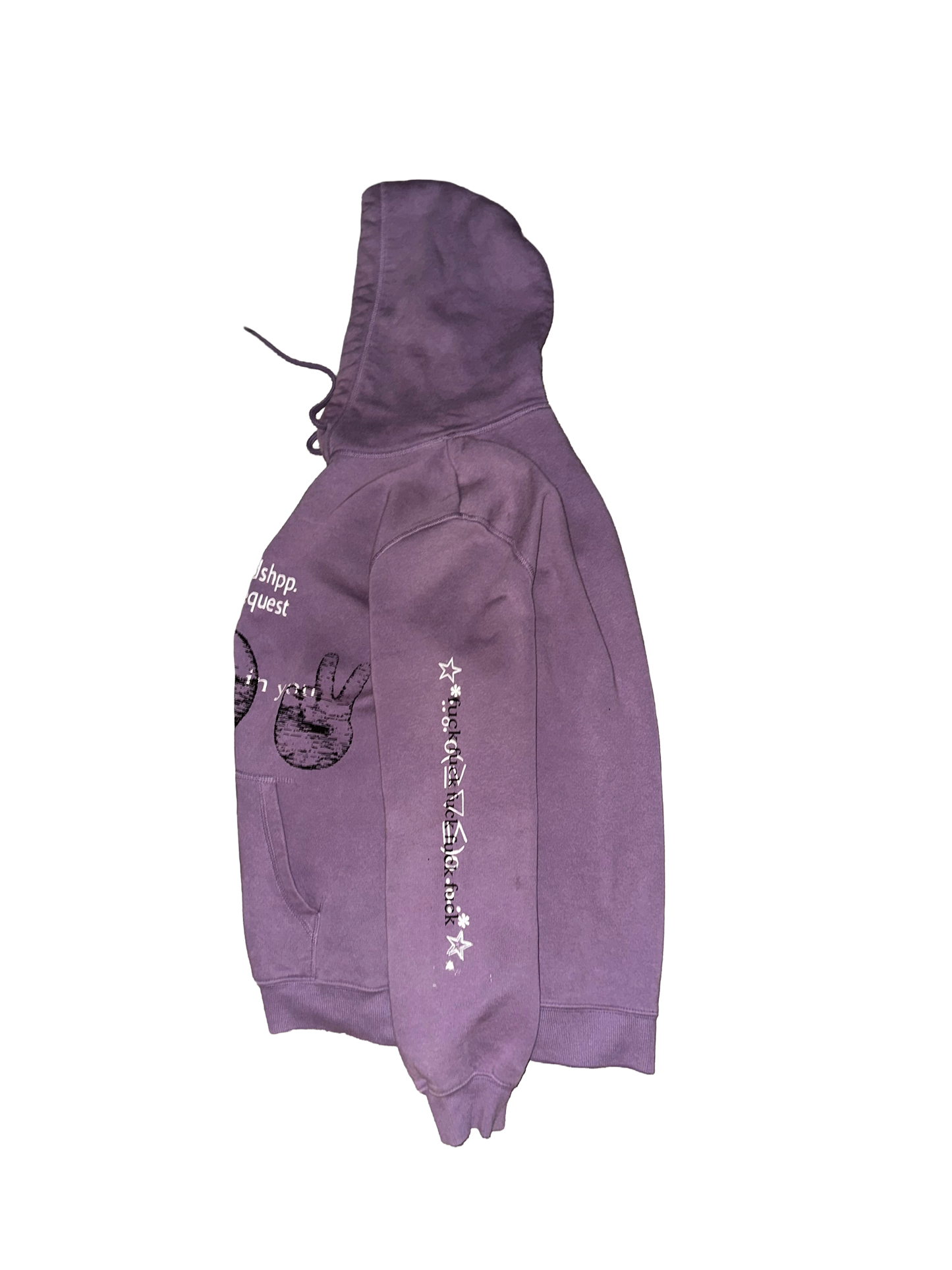 Hi dear. hoodie purple (small)