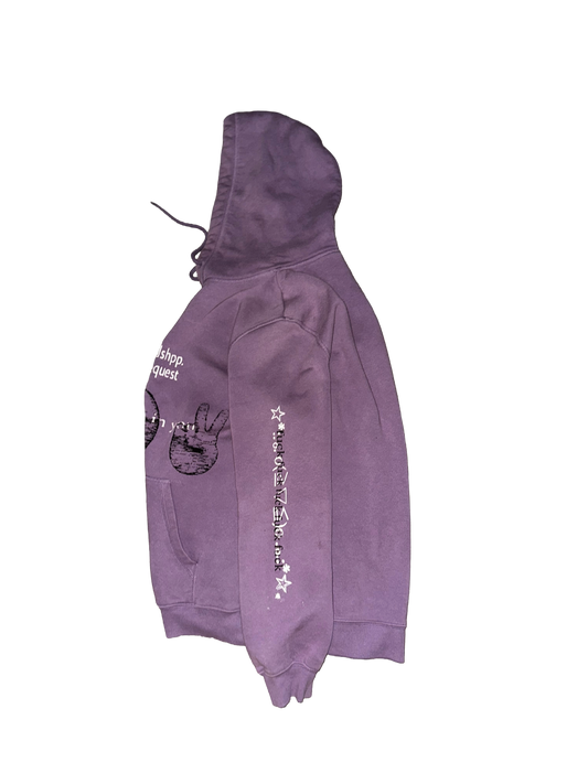 Hi dear. hoodie purple (small)