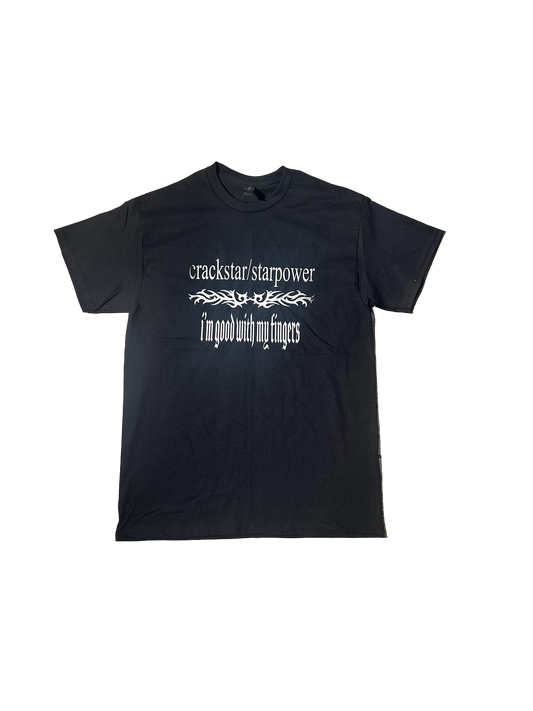 crackstar/starpower shirt black (medium)