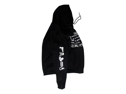 hotline hoodie black (large)